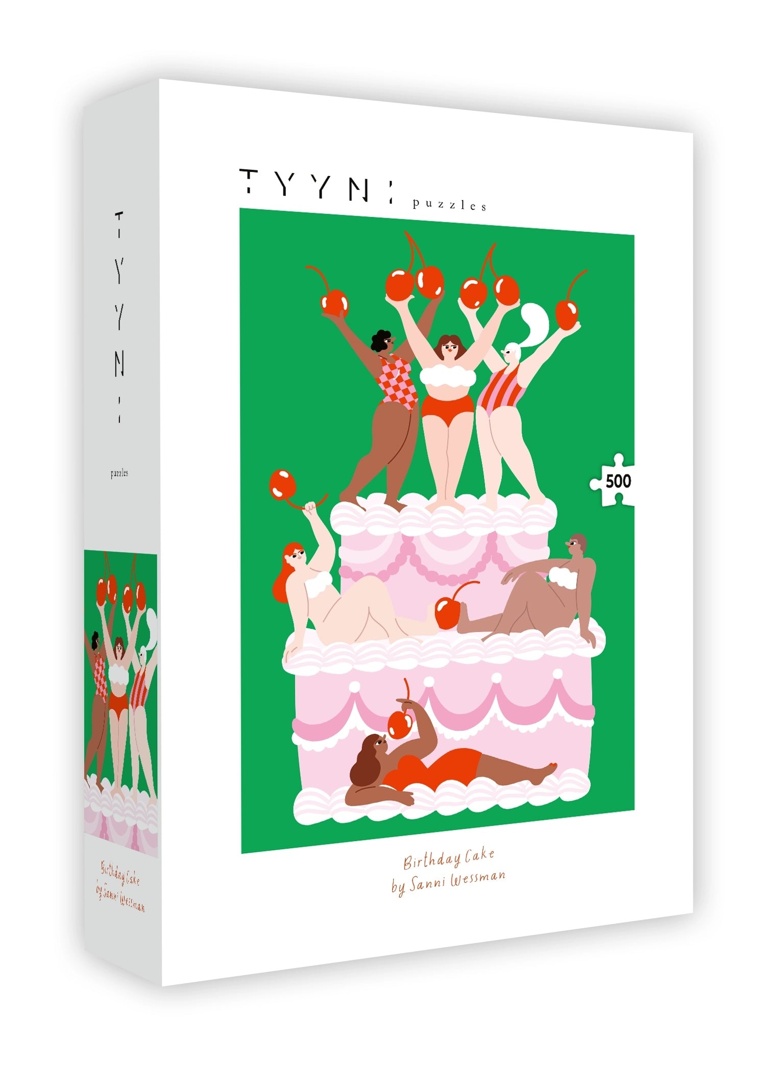 Tyyni Puzzle - 500 pieces, Birthday Cake by Sanni Wessman