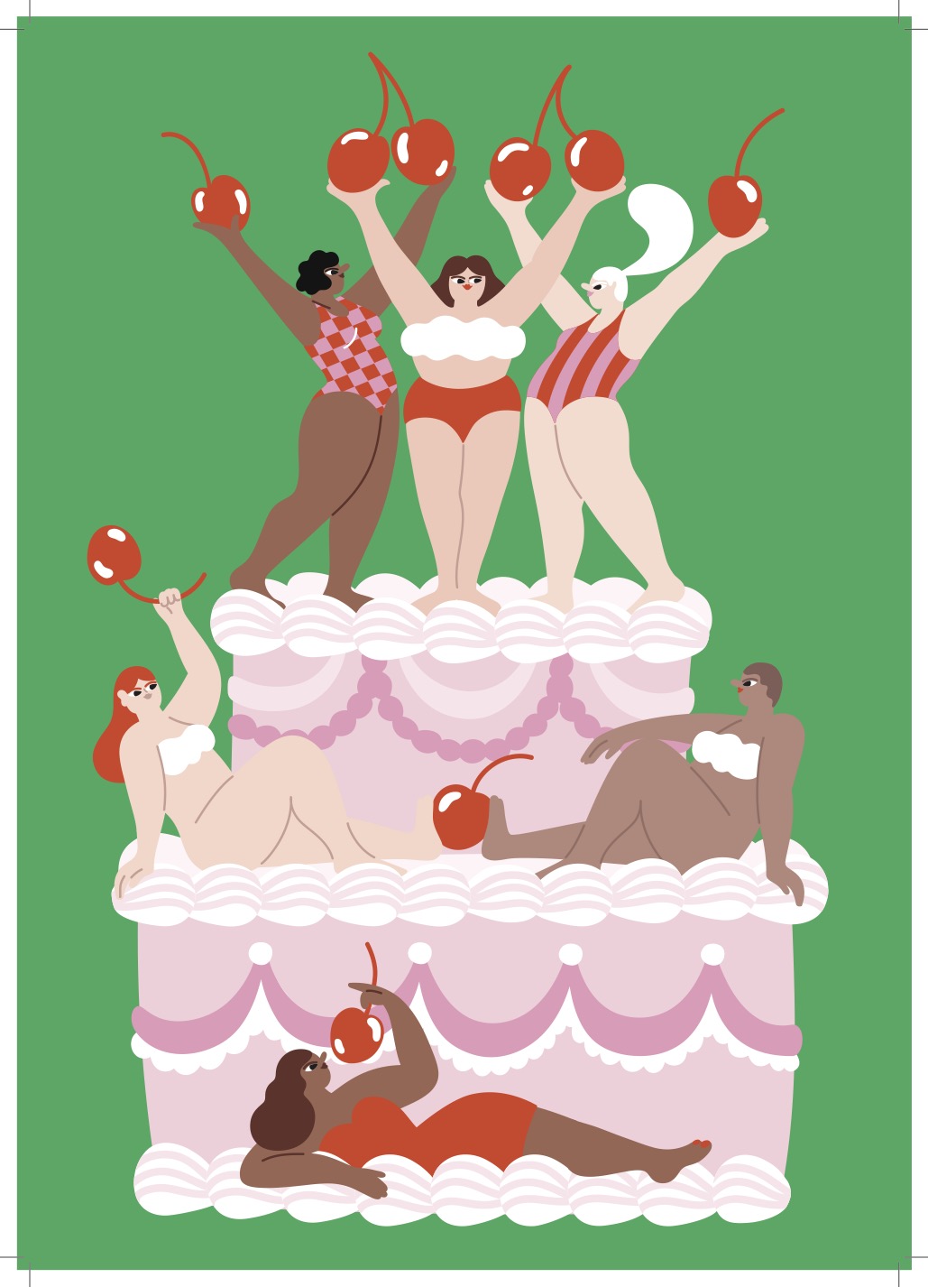 Tyyni Puzzle - 500 pieces, Birthday Cake by Sanni Wessman