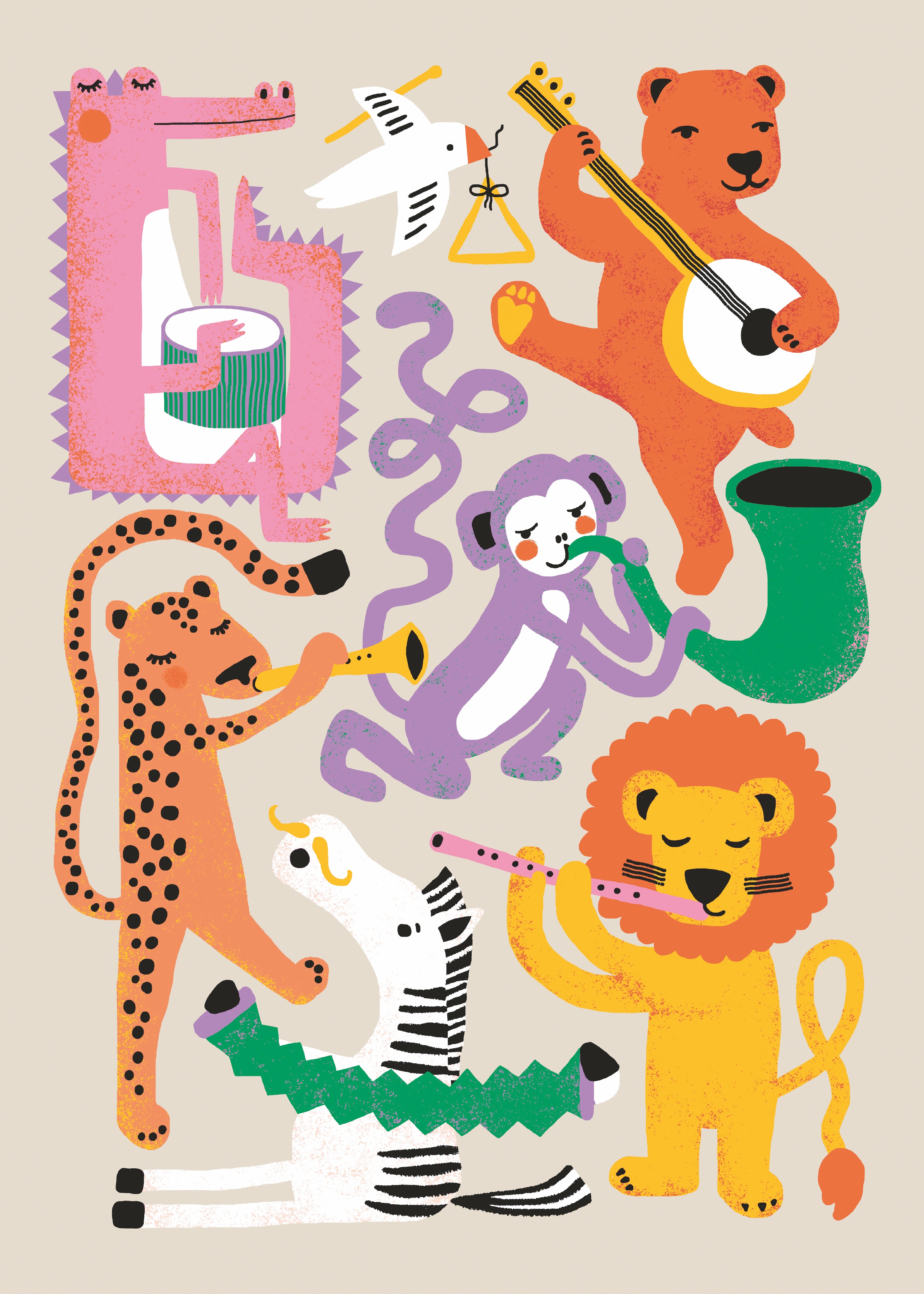 Tyyni Puzzle - 500 pieces, Jazzy by Eveliina Netti