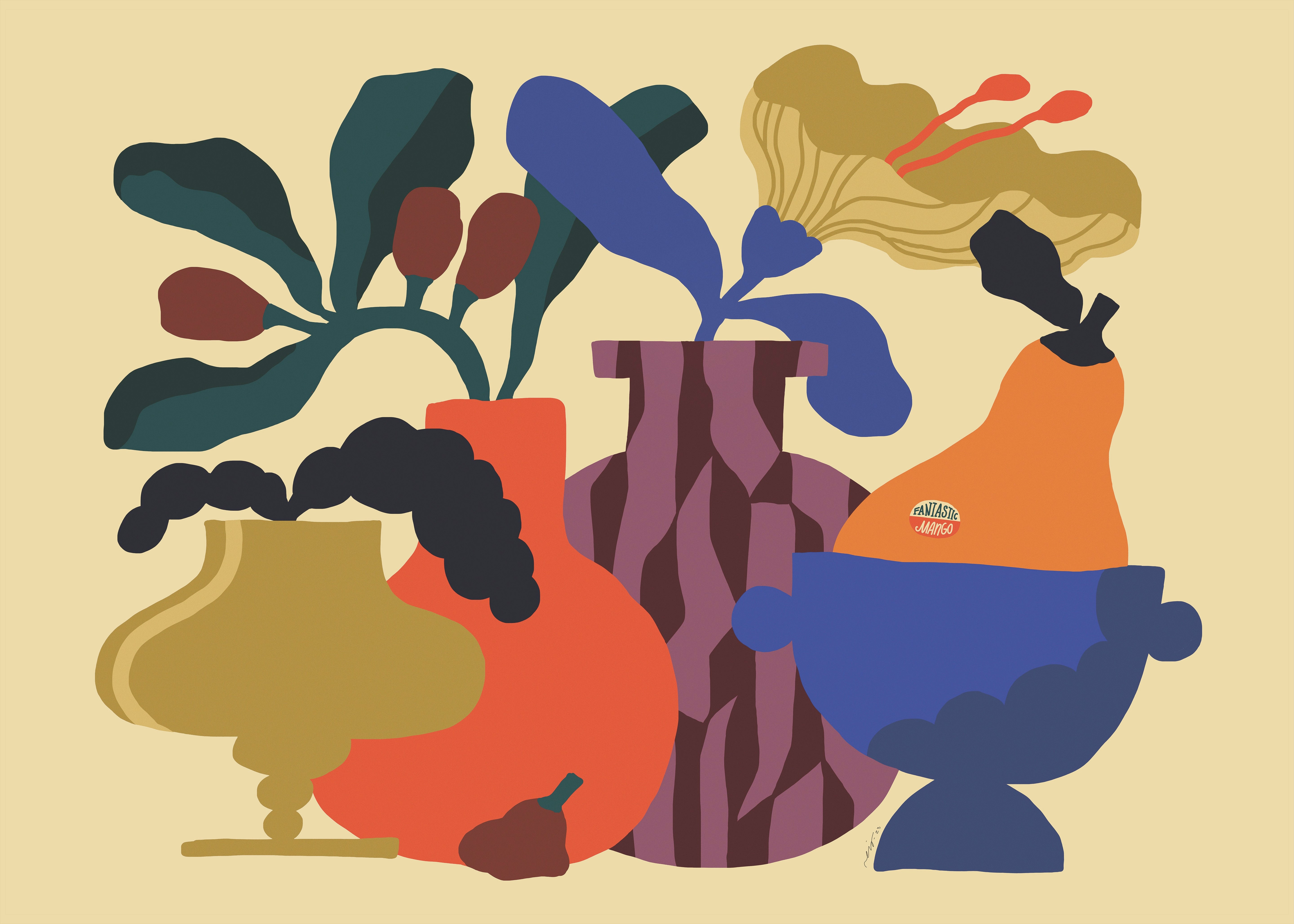 Tyyni Puzzle - 500 pieces, Fantastic Mango by Terhi Isokuortti