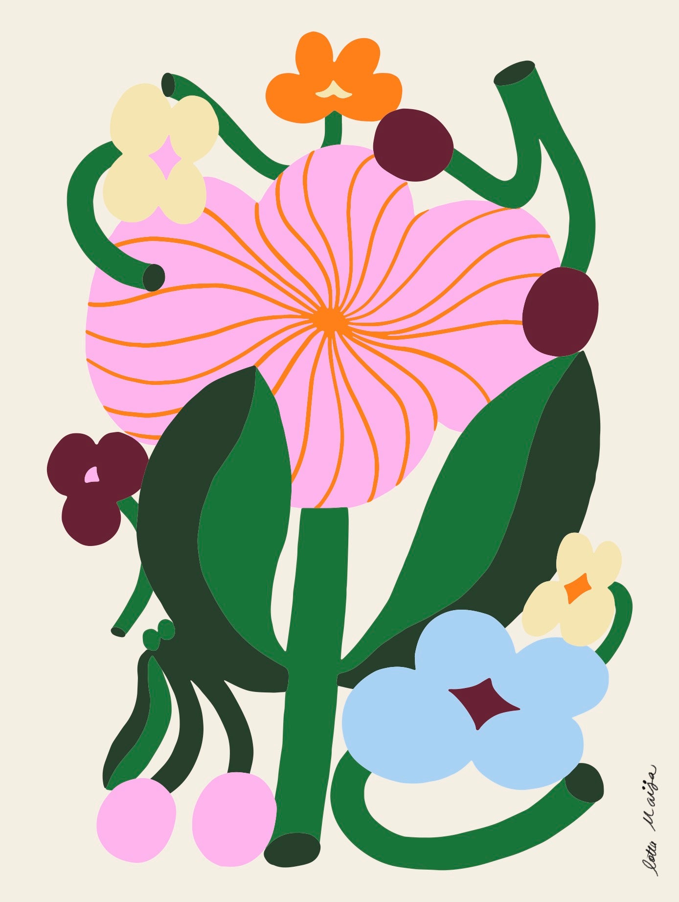 Tyyni Puzzle - 500 pieces, Spring by Lotta Maija